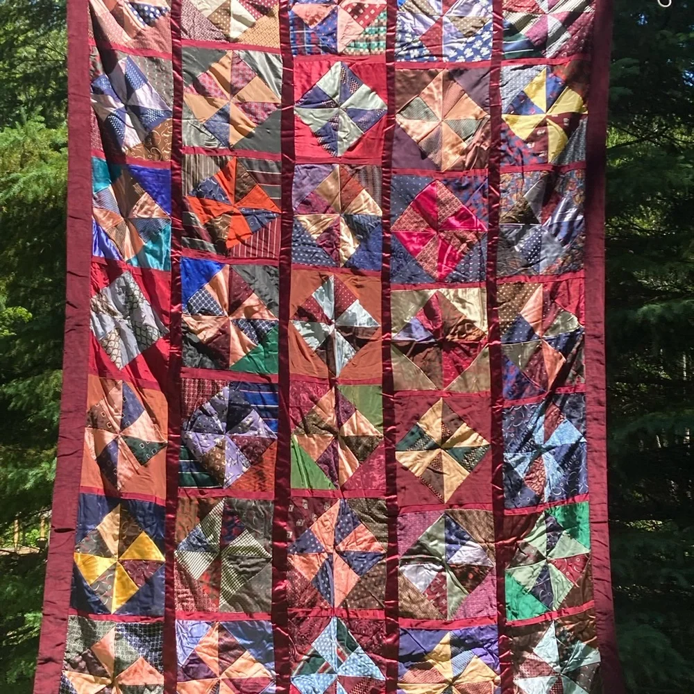 Quilt beautiful colors and patterns handmade
